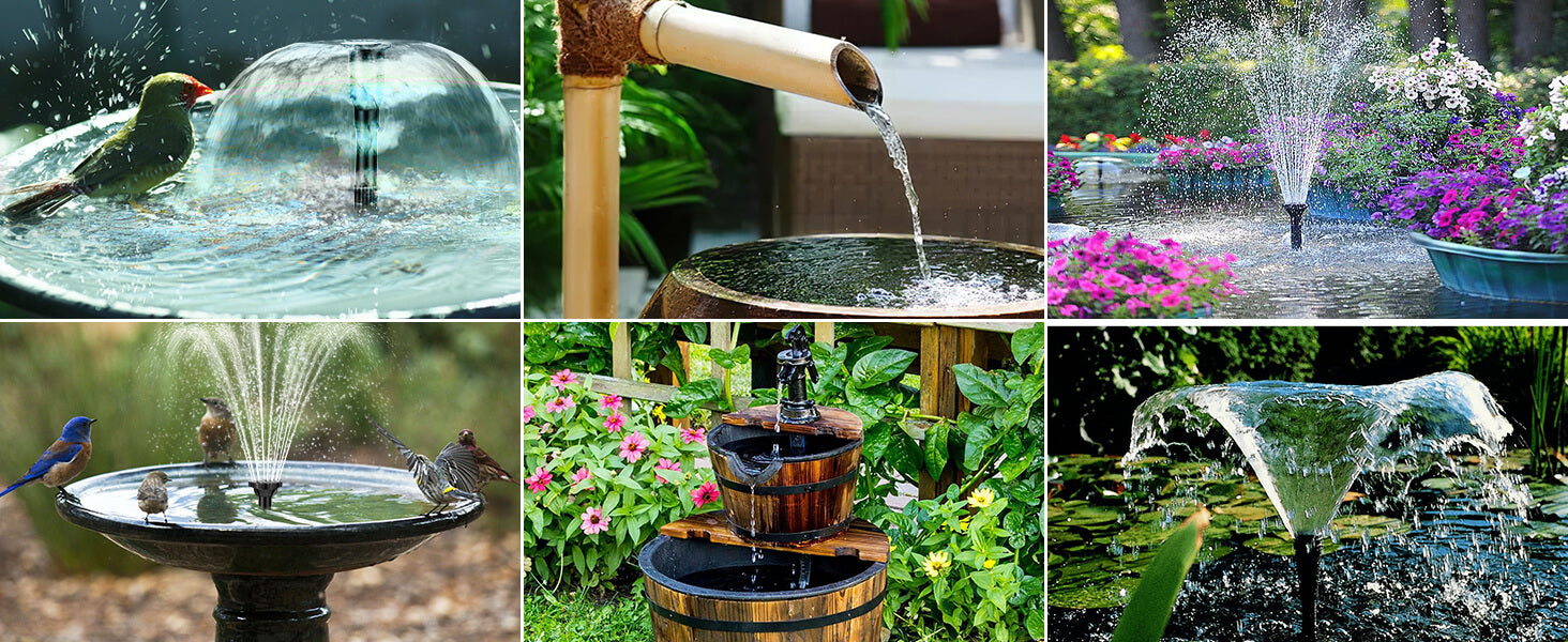 Wide Application for Any Water Feature