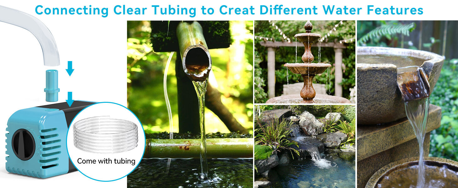 Create Custom Water Features with Tubing