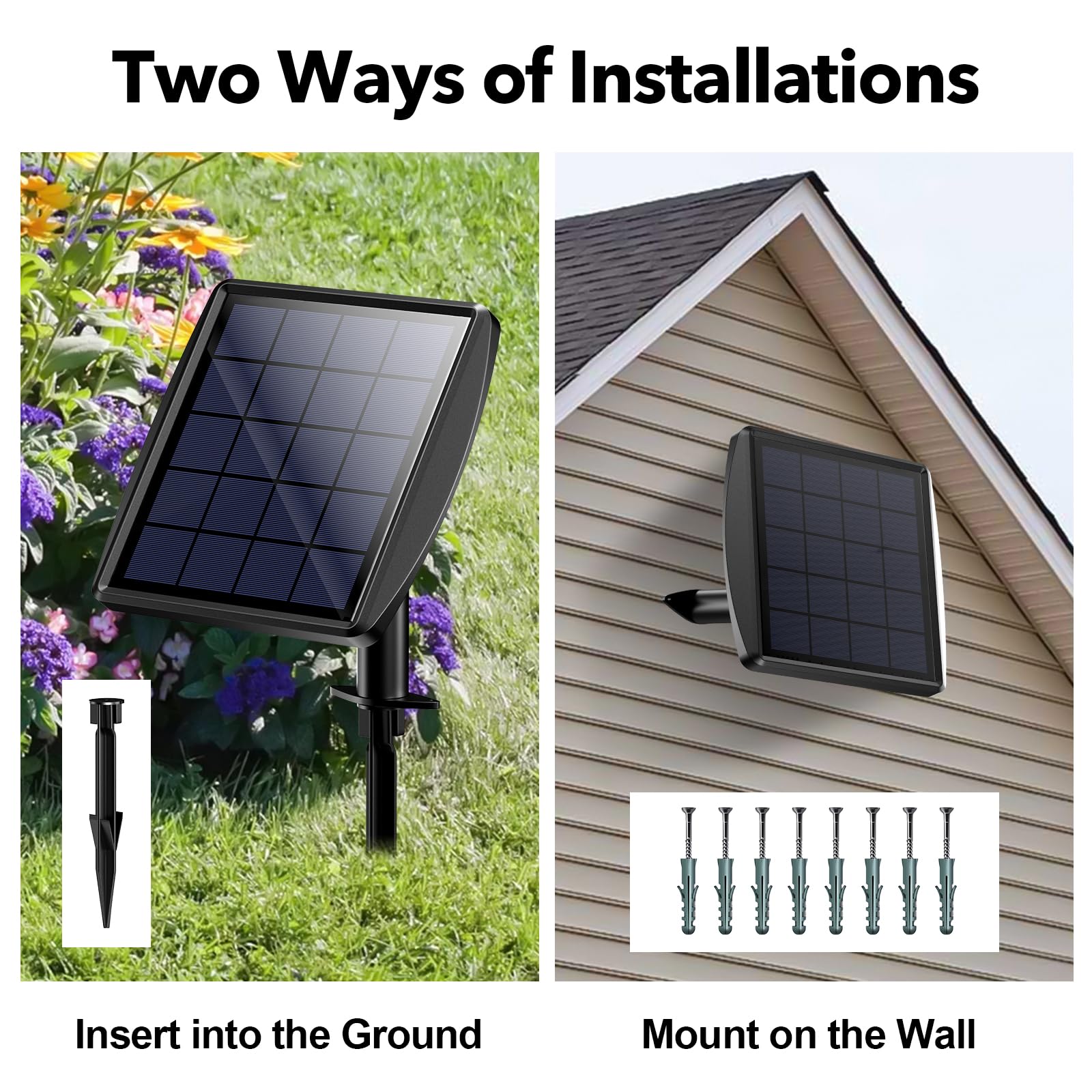 Underwater Solar Pond Lights Two Ways of Installations