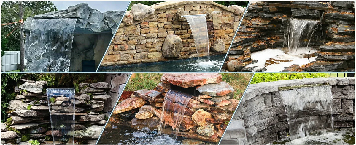 backyard waterfalls kits usage