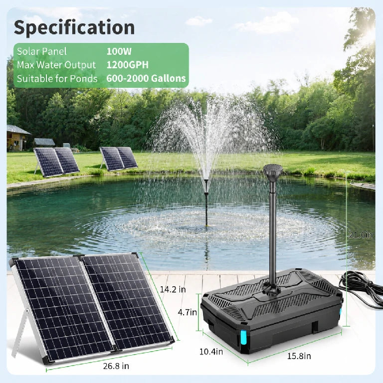 filter pump pond specification