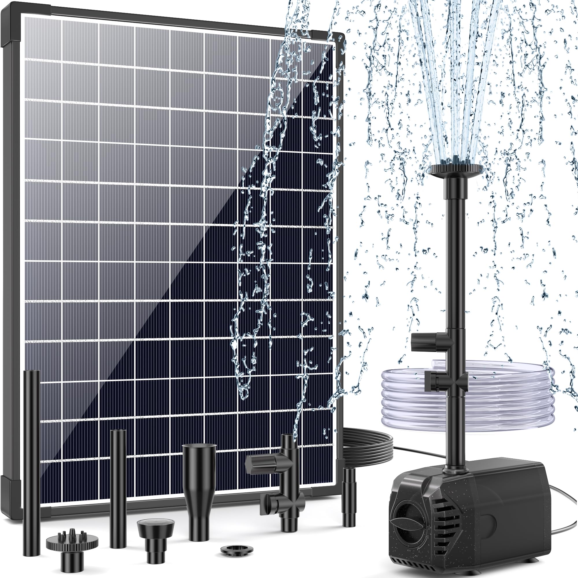 Pompe solaire pour fontaine à eau 25 W 320 GPH 