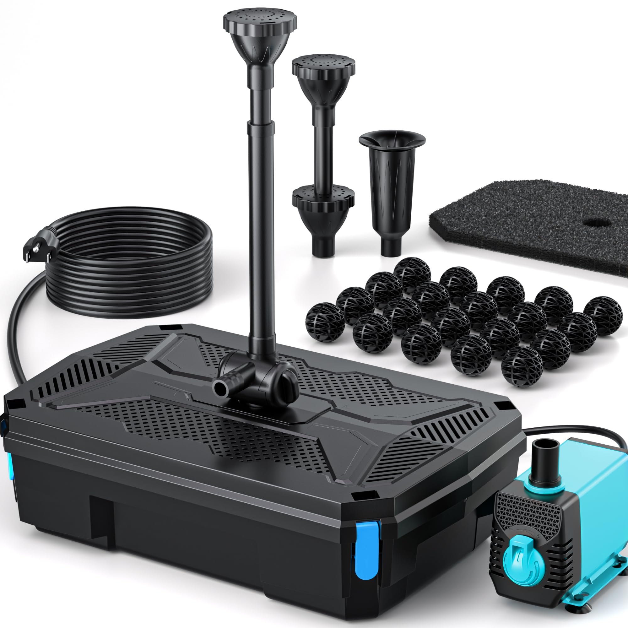 Kit de filtre et fontaine pour bassin P2390 40 W 660 GPH AC 