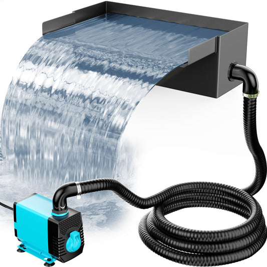 Kit cascade métallique AC 40 W 660 GPH 12" x 4,3" 