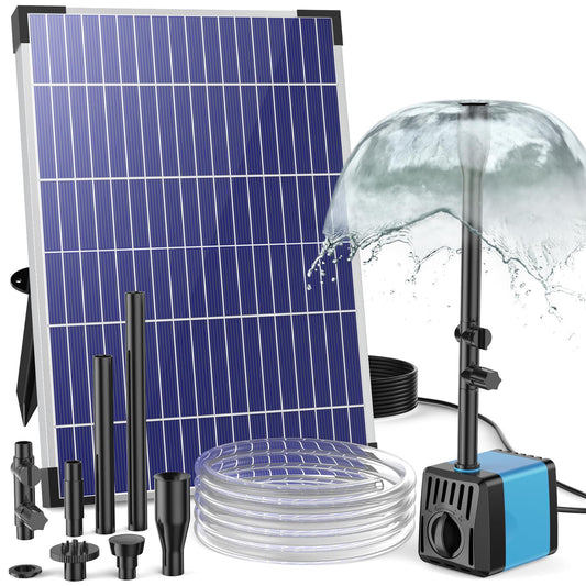 Pompe solaire pour fontaine à eau 10 W 120 GPH 