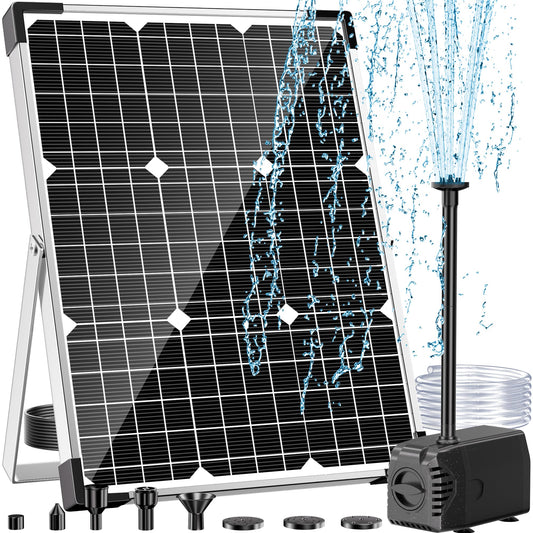 Pompe solaire pour fontaine à eau 45 W 340 GPH 