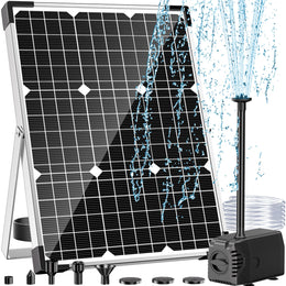Pompe solaire pour fontaine à eau 45 W 340 GPH 