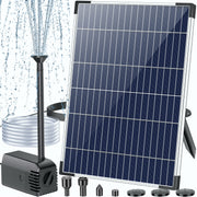 Pompe solaire pour fontaine à eau 12 W 160 GPH - Pompe noire 