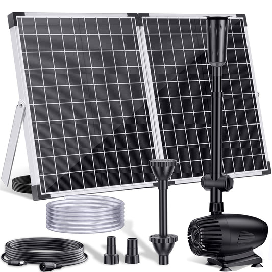 Pompe solaire pour fontaine à eau 55 W 580 GPH 