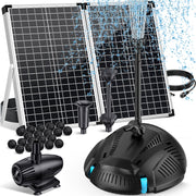 Kit de filtre et fontaine solaire pour bassin P35530 55 W 580 GPH 