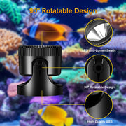 Lampes submersibles pour bassin à 6 têtes, blanc chaud, AC 