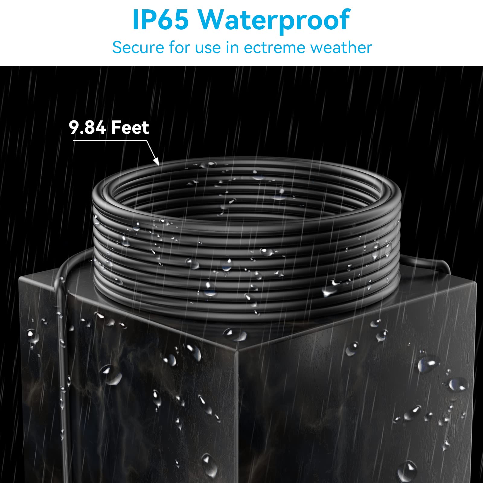 Rallonge pour pompe à eau solaire DC 5521 