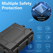 Batterie de secours 4400 mAh pour pompe de fontaine solaire 45 W/50 W/55 W 