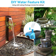 Pompe solaire pour fontaine à eau 12 W 160 GPH 