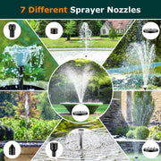 Pompe solaire pour fontaine à eau 45 W 340 GPH 