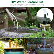 Pompe solaire pour fontaine à eau 20 W 280 GPH (verte) 