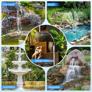 Kit de filtre et fontaine solaire pour bassin P3122 12 W 160 GPH 