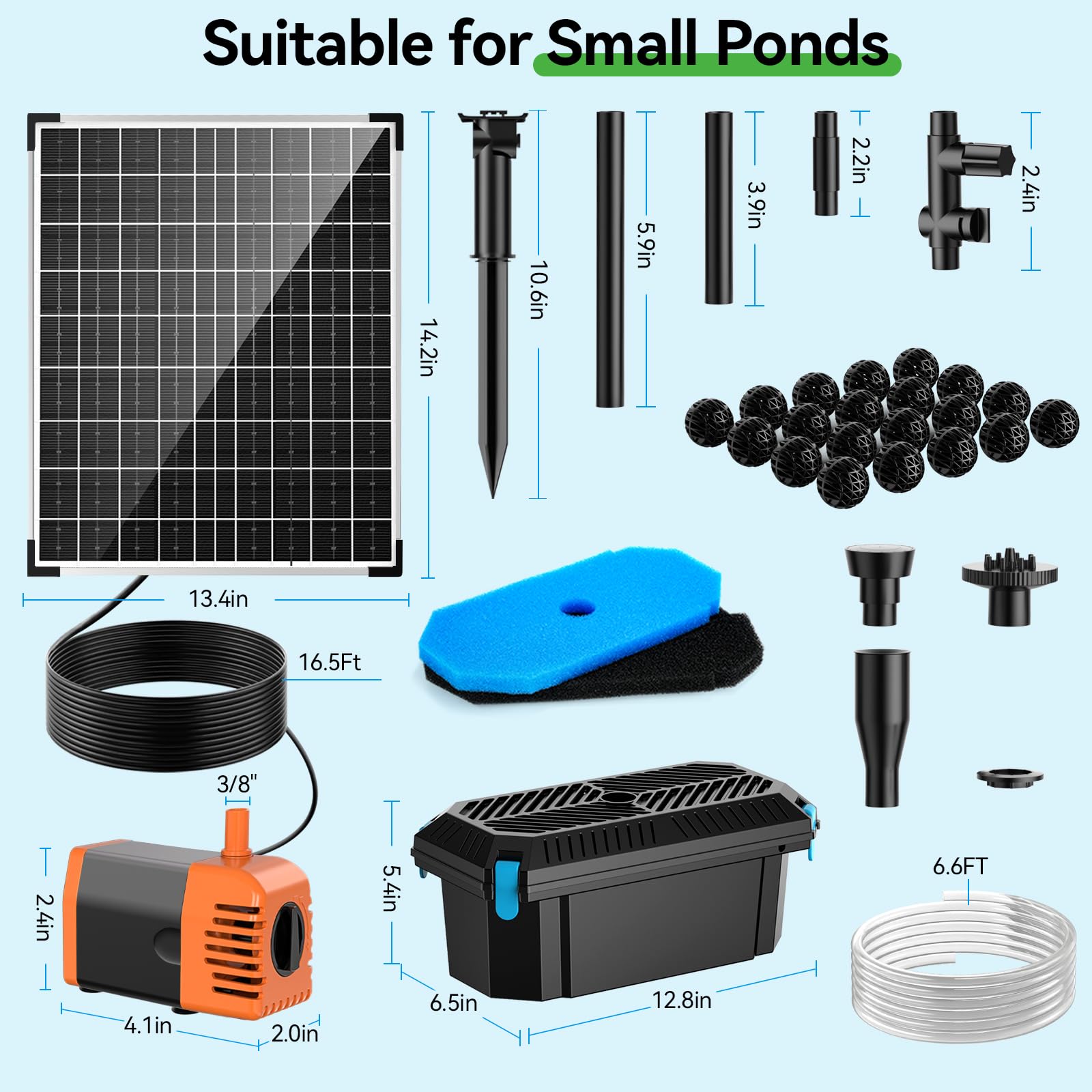 Filtre pour bassin et fontaine P3303 30W 320GPH