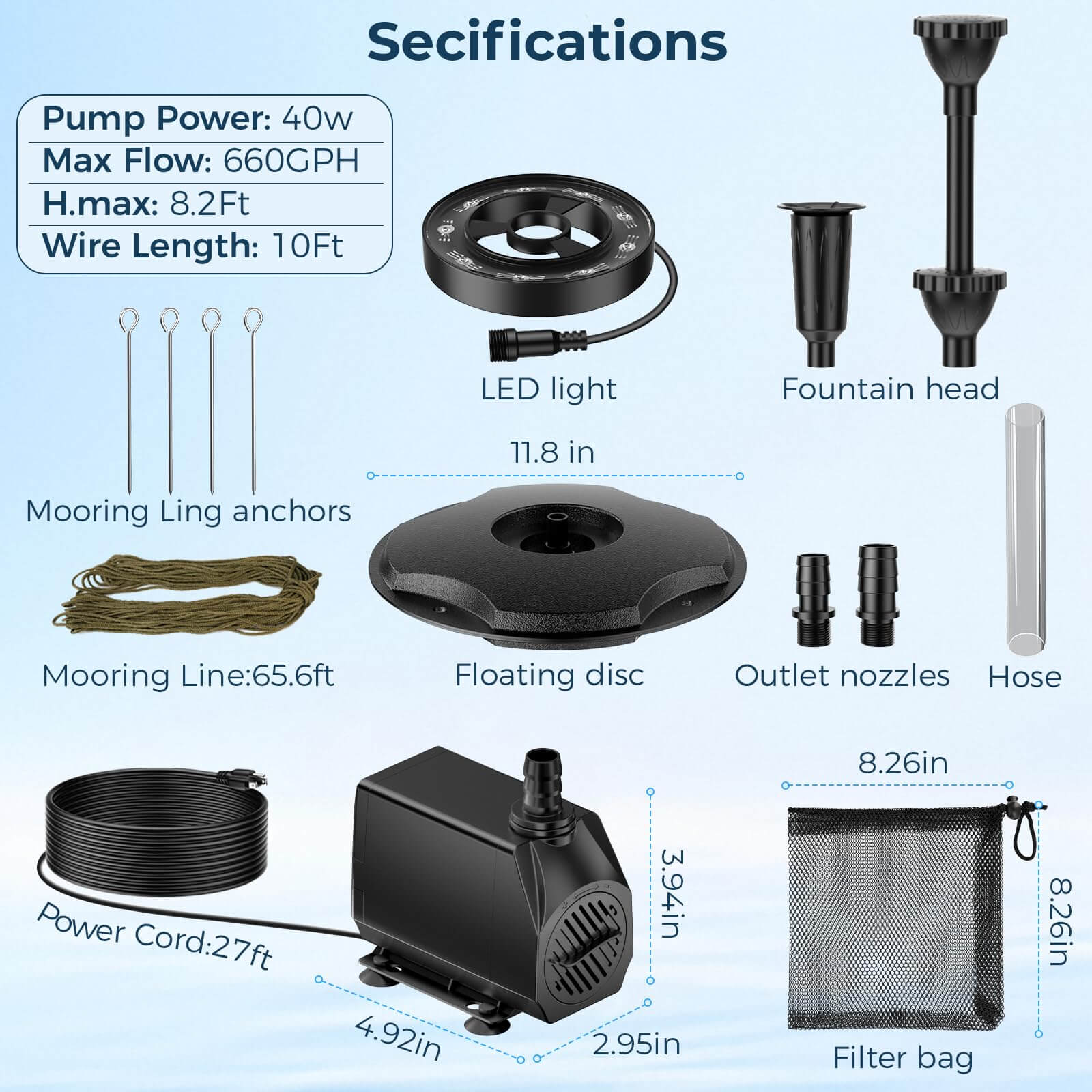 floating fountains for ponds,floating pond fountain with led lights,floating pond fountain with lights,floating water fountain