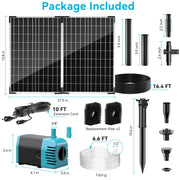 Pompe solaire pour fontaine à eau 50 W 360 GPH 