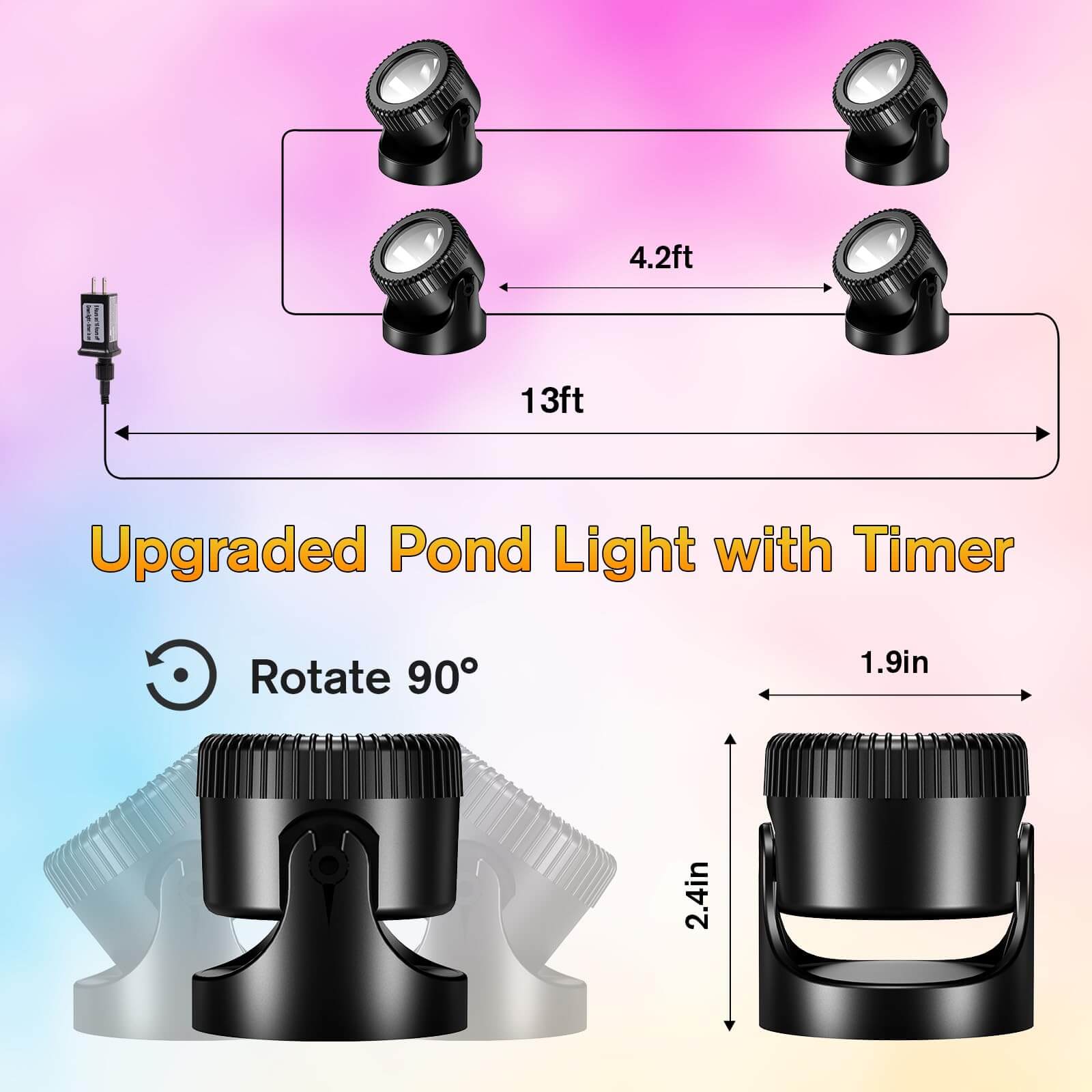 small pond lights,light in pond,submersible pond light,underwater lights for ponds