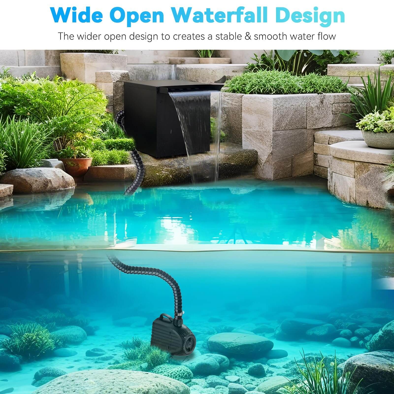 landscape waterfall kits,garden pond and waterfall kits,garden pond waterfall kits