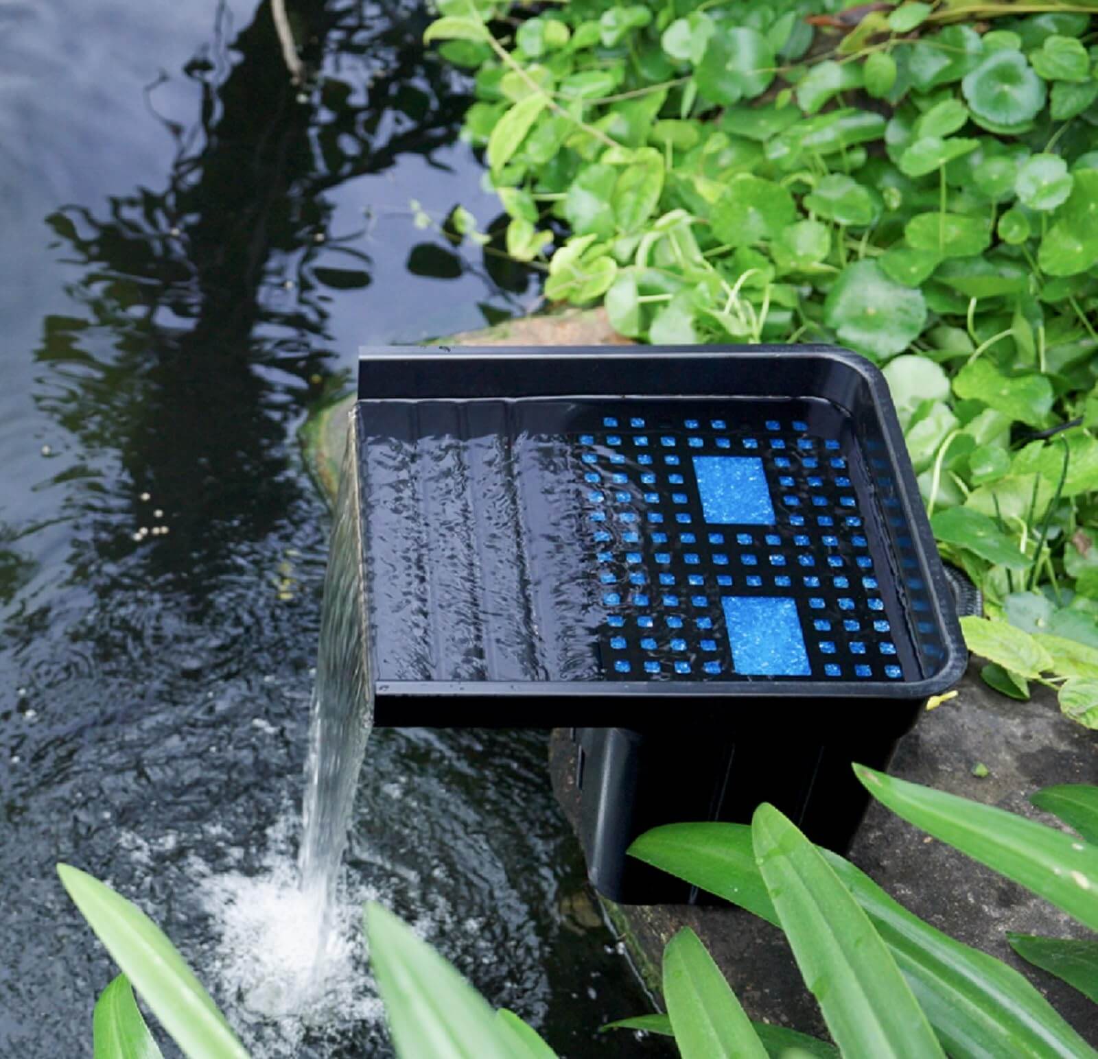 80W 1200GPH Electric Waterfall Pump Kit with 12.6"x11" Spillway