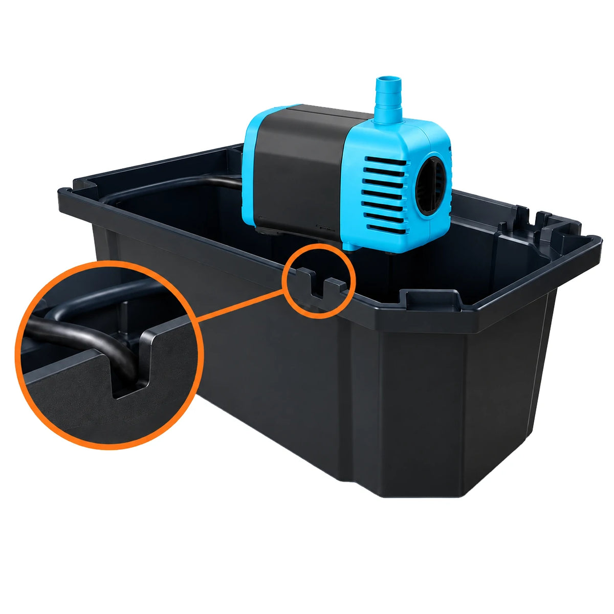 solar pond pump and filter kits box
