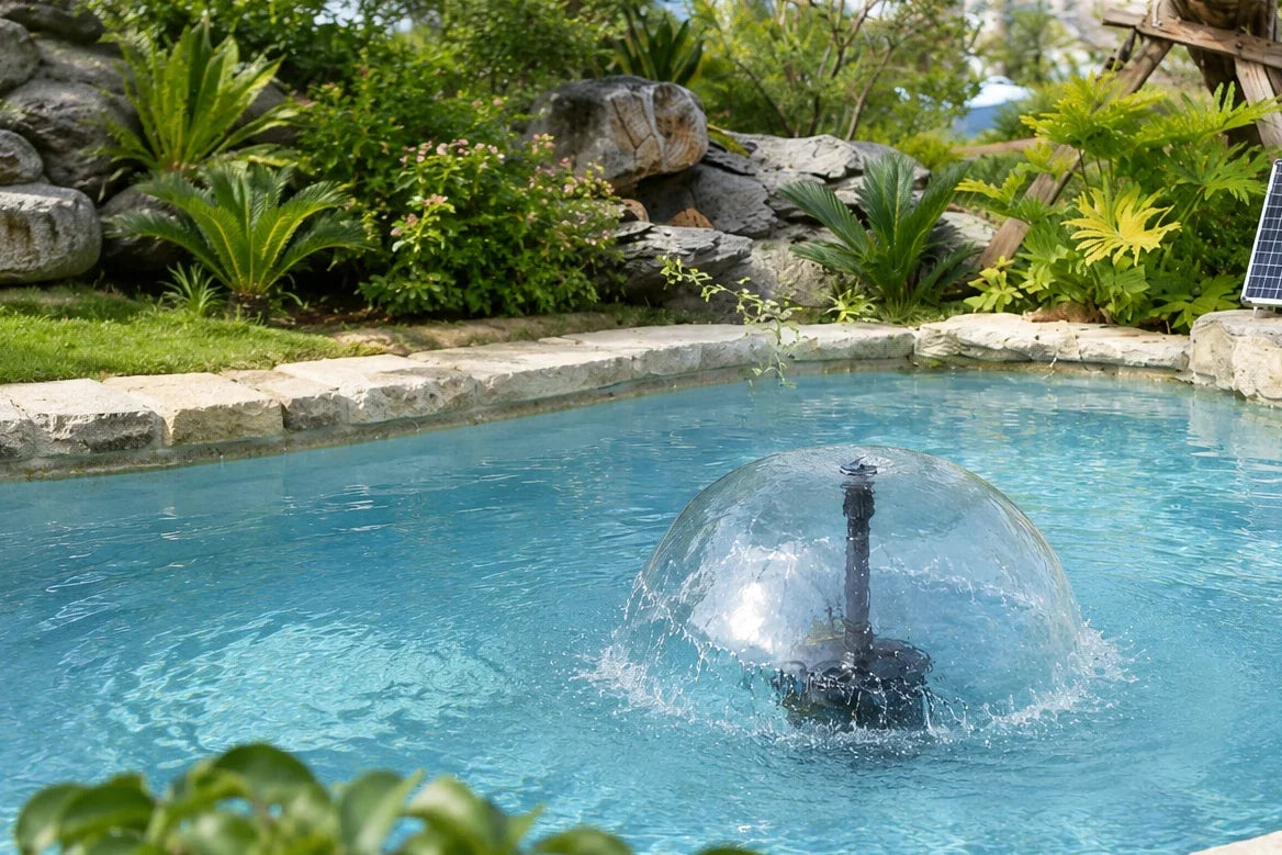 Pompe solaire pour fontaine : méthodes d'installation autoportante